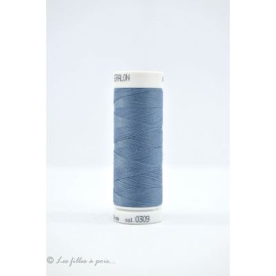 0309 - Fil à coudre Mettler Seralon 200m - coloris bleu METTLER ® - 1