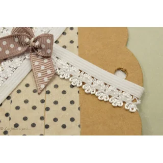 Elastique dentelle festonnée - 12mm - 4