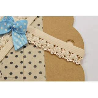 Elastique dentelle festonnée - 12mm - 10