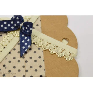 Elastique dentelle festonnée - 12mm - 12