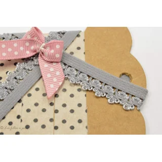 Elastique dentelle festonnée - 12mm - 6