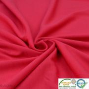 Coupon tissu jersey punto di milano coton uni - Rouge framboise - 40cm Autres marques - Tissus et mercerie - 3