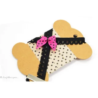 Elastique dentelle festonnée - 12mm - 1