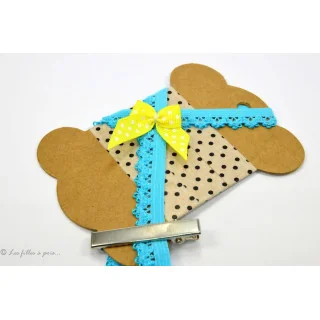 Elastique dentelle festonnée - 12mm - 23