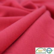 Coupon tissu jersey punto di milano coton uni - Rouge framboise - 40cm Autres marques - Tissus et mercerie - 4