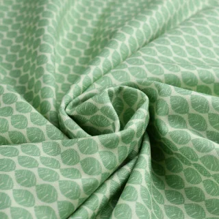 Tissu coton "Amour vert" – Monaluna – Vert & écru – Naturel & graphique Art Gallery Fabrics : tissus premium aux imprimés unique