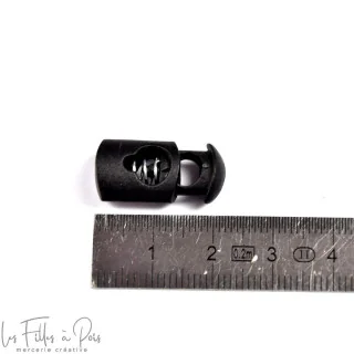 Arrêts cordon cylindriques plastique – Trou 4 mm – Lot de 2 Tissus et mercerie créative – Nos sélections sans marque - 2