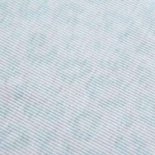 Tissu jersey côtelé "Blue Riff" bleu et noir – Collection Contrastes - Les Filles à Pois Design Les Filles à Pois - Design : mot