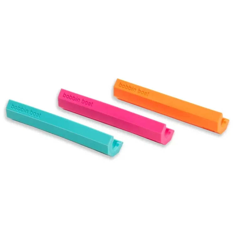Lot de 3 porte-canettes Prym Love Bobbin Boat – Range-canettes colorés