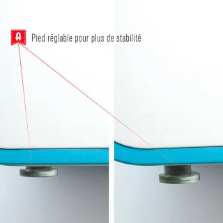 Alfa Style 30 – Machine à coudre mécanique 19 points, boutonnière 4 temps, 70 W