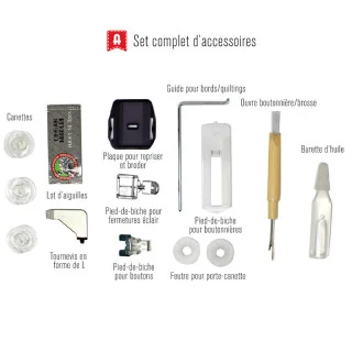 Machine à coudre Alfa Style 40 - 31 points mécaniques robustes et silencieux