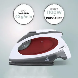 Fer à repasser Alfa Coquet – Mini fer vapeur spécial couture – Les Filles à Pois