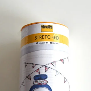 Vlieseline Stretchfix – Tissu adhésif élastique double face pour jersey (30 cm x 5 m) | Les Filles à Pois