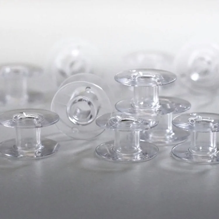 Canettes Pfaff transparentes (lot de 10) – Canettes plates pour machines Pfaff à crochet rotatif