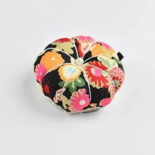 Pique-Épin Souris en Tissu à Pois - Pelote à Aiguilles - Vendido à unidade