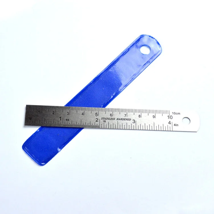 Règle métallique de précision 10cm – Double graduation cm/pouces | Les Filles à Pois