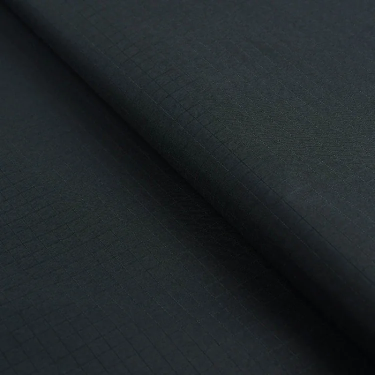 Coupon tissu ripstop gris – 50 x 150 cm | Les Filles à Pois