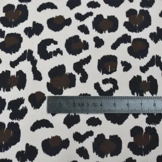 Coupon jersey Belaya Sable 40 cm – Léopard nude | Collection Klass
