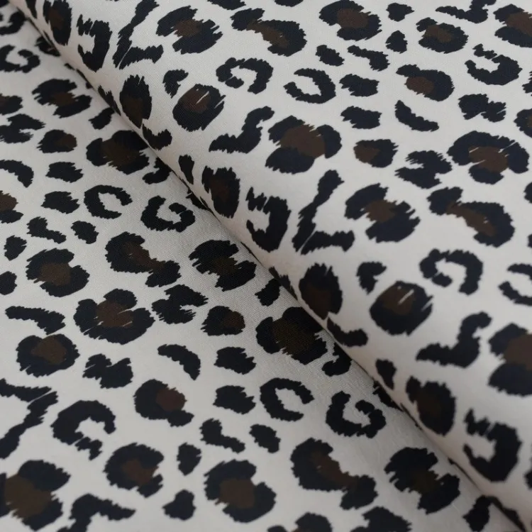 Coupon jersey Belaya Sable 40 cm – Léopard nude | Collection Klass