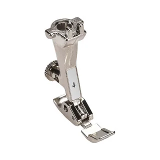 Pied BERNINA n°4 fermeture éclair – Compatible BERNINA 1008 (anciens modèles)