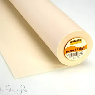 Entoilage DECOVIL 1 Light - 90 cm - Vlieseline - Sacs, Chapeaux, Décoration Vlieseline : entoilages, molletons et supports - 1