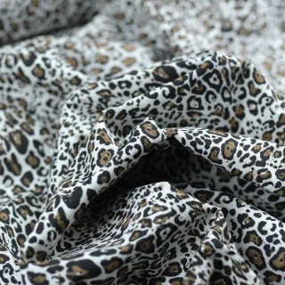 Coupon popeline coton léopard Boscage – Art Gallery Fabrics – 4.00 m