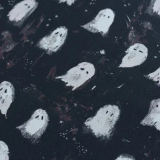 Coupon popeline coton Oh My Ghost – Collection Eerie – 2,50 m