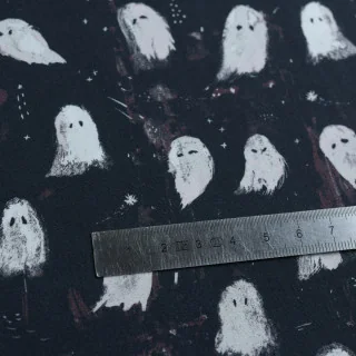 Coupon popeline coton Oh My Ghost – Collection Eerie – 2,50 m
