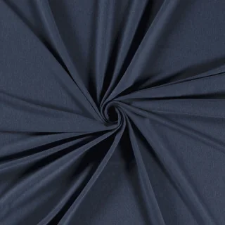Tissu jersey chiné denim – Maille extensible 240 g/m² pour vêtements confort