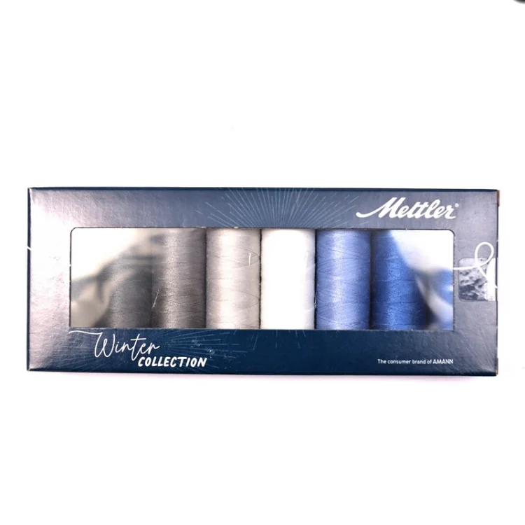 Coffret 8 fils Mettler Seralon 200m Winter – Assortiment hiver Coffret 8 fils Mettler Seralon 200m Winter – Assortiment hiver