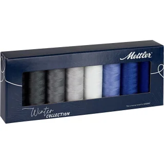 Coffret 8 fils Mettler Seralon 200m Winter – Assortiment hiver