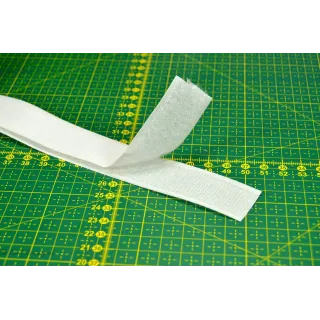 Scratch blanc auto-agrippant à coudre – Velcro vendu au mètre Tissus et mercerie créative – Nos sélections sans marque - 1