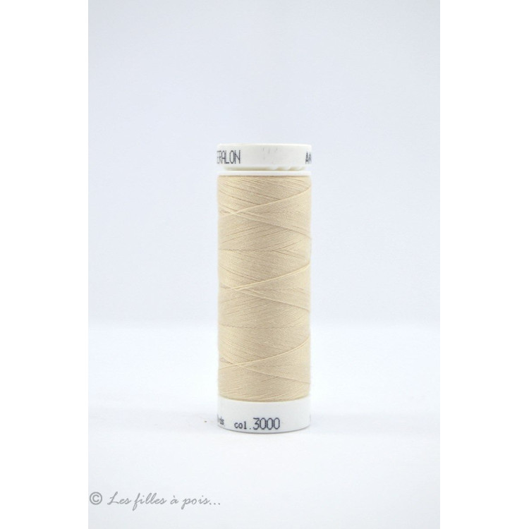 Fil à coudre Mettler ® Seralon 200m - Beige - 3000 METTLER ® - Fils à coudre et à broder - 1 Fil à coudre Mettler ® Seralon 200m - Beige - 3000 METTLER ® - Fils à coudre et à broder - 1