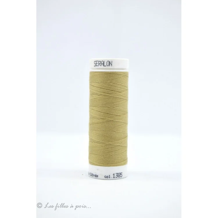 Fil à coudre Mettler Seralon 200m - Beige - 1385 Mettler : fils à coudre, broder et surjeter de qualité - 1