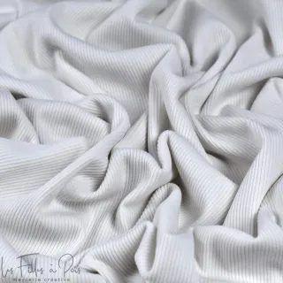 Jersey côtelé "Rib-Knit" non tubulaire – Bord-côtes extensible ultra confort (côte 2 mm) Tissus et mercerie créative – Nos sélec