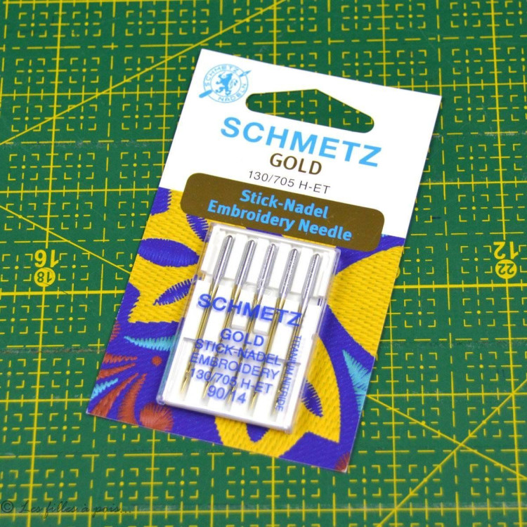Aiguilles Gold broderie machine à coudre  -  Schmetz ® SCHMETZ ® - Aiguilles machine à coudre - 1