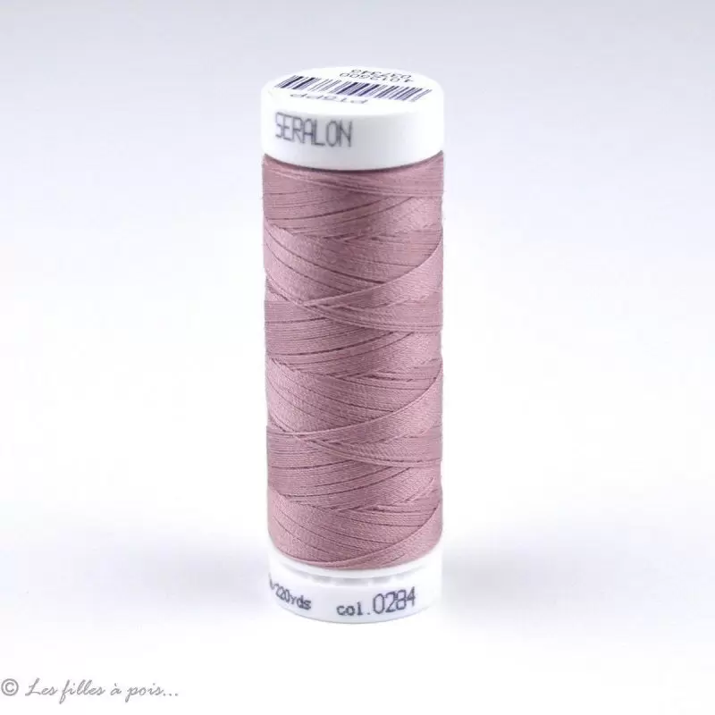Fil à coudre Mettler ® Seralon 200m - coloris rose - 0284 METTLER ® - 1