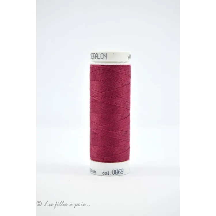 Mettler Seralon hilo de coser 200m - Rosa - 0869 Mettler : fils à coudre, broder et surjeter de qualité - 1 Mettler Seralon hilo de coser 200m - Rosa - 0869 Mettler : fils à coudre, broder et surjeter de qualité - 1
