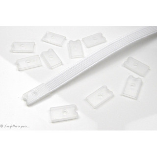 Embouts protecteurs pour baleine rigilène - 8mm - lot de 10 Fillawant® by DMC ® - Mercerie - 5