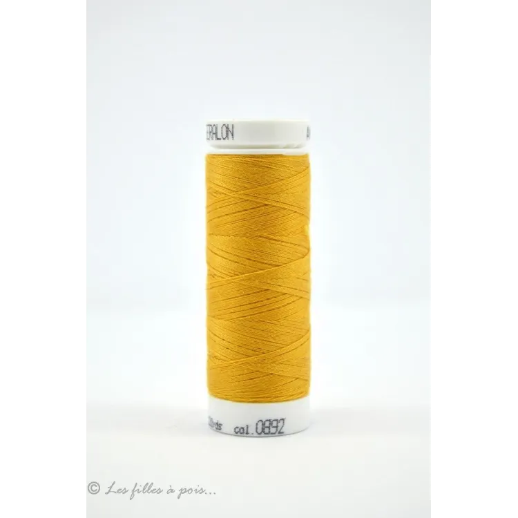 Fil à coudre Mettler ® Seralon 200m - Jaune - 0892 METTLER ® - Fils à coudre et à broder - 1 Fil à coudre Mettler ® Seralon 200m - Jaune - 0892 METTLER ® - Fils à coudre et à broder - 1