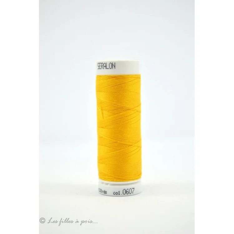 Fil Ă coudre Mettler Âź Seralon 200m - Jaune - 0607 METTLER Âź - Fils Ă coudre et Ă broder - 1 Fil Ă coudre Mettler Âź Seralon 200m - Jaune - 0607 METTLER Âź - Fils Ă coudre et Ă broder - 1