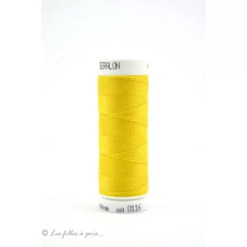 Fil à coudre Mettler ® Seralon 200m - coloris jaune - 0116 METTLER ® - 1