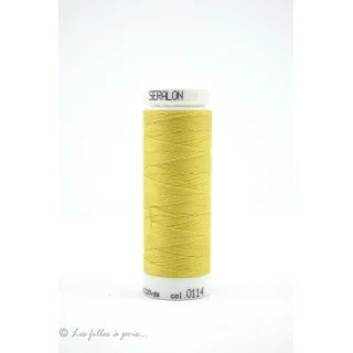 Mettler Linha de costura Seralon 200m - Amarela - 0114 Mettler : fils à coudre, broder et surjeter de qualité - 1