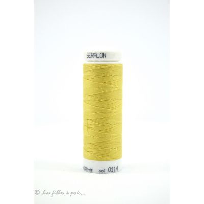 Fil à coudre Mettler ® Seralon 200m - coloris jaune - 0114 METTLER ® - 1