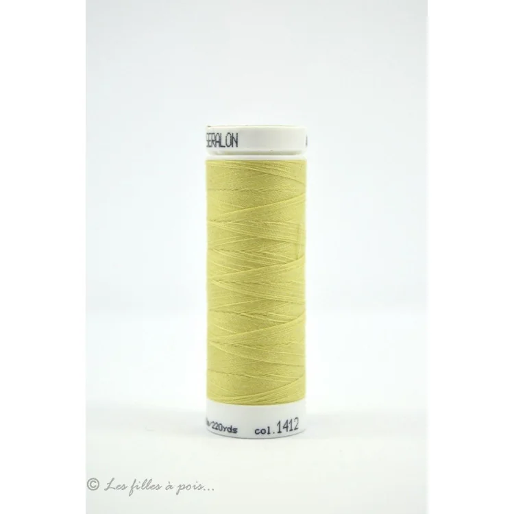 Mettler Linha de costura Seralon 200m - Amarela - 1412 Mettler : fils à coudre, broder et surjeter de qualité - 1 Mettler Linha de costura Seralon 200m - Amarela - 1412 Mettler : fils à coudre, broder et surjeter de qualité - 1