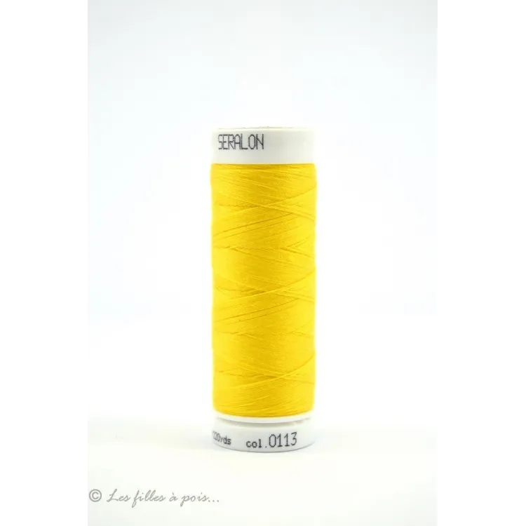Fil à coudre Mettler ® Seralon 200m - Jaune - 0113 METTLER ® - Fils à coudre et à broder - 1 Fil à coudre Mettler ® Seralon 200m - Jaune - 0113 METTLER ® - Fils à coudre et à broder - 1