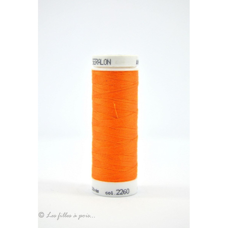 Fil à coudre Mettler ® Seralon 200m - Orange - 2260 METTLER ® - Fils à coudre et à broder - 1 Fil à coudre Mettler ® Seralon 200m - Orange - 2260 METTLER ® - Fils à coudre et à broder - 1