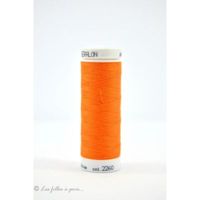 Fil à coudre Mettler ® Seralon 200m - coloris orange - 2260 METTLER ® - 1