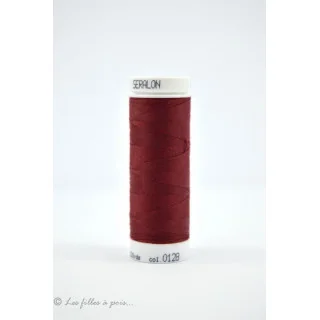 Mettler Seralon hilo de coser 200m - Rojo - 0128 Mettler : fils à coudre, broder et surjeter de qualité - 1