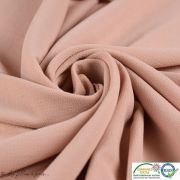 Coupons tissu crêpe stretch - Vieux rose - Oeko-tex ® - 50cm Autres marques - 3